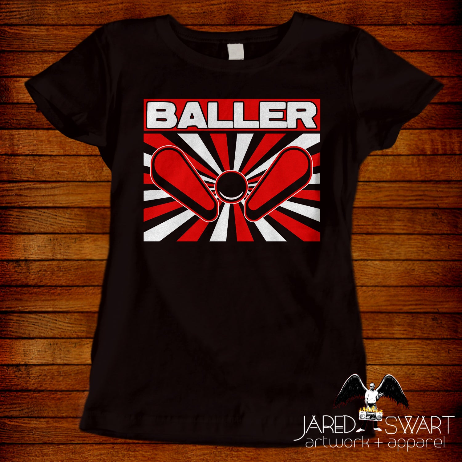 Pinball T-shirt Baller