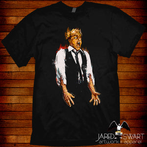 Scanners T-shirt based on the 1981 cult classic movie