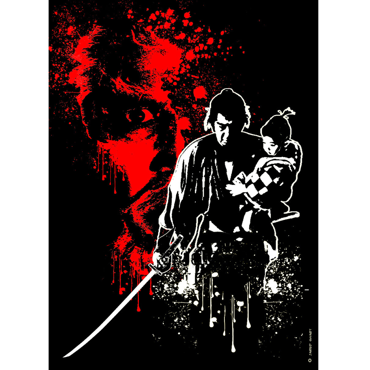 Shogun Assassin Lone Wolf & Cub art print poster 11 x 17