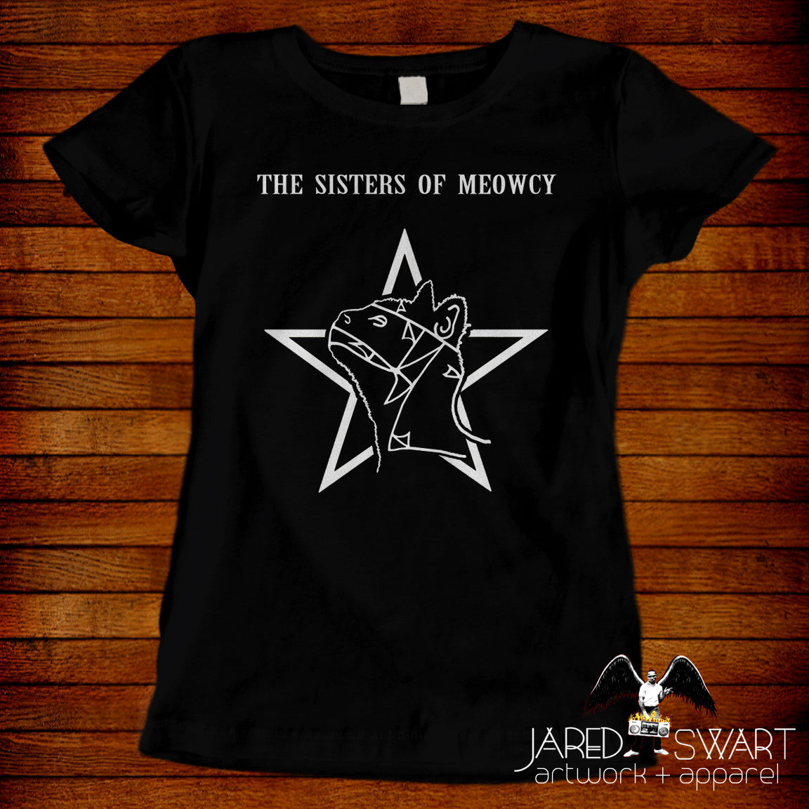 Cat World parody T-Shirt Sisters of "Meowcy"