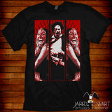 Texas Chainsaw Massacre T-Shirt art pop popart tri-panel 3